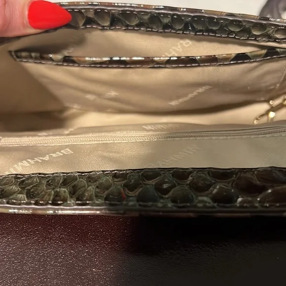 Brahmin Small Cynthia Leather Shoulder Bag - Hunter Amaya - Picture 6 of 8